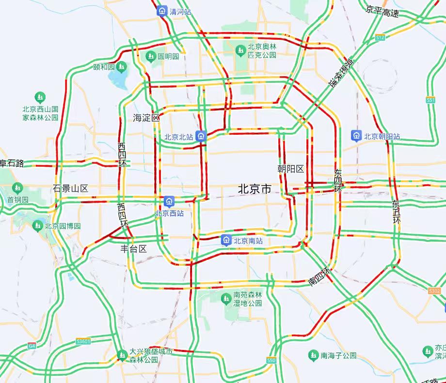 出行提示_8月8日降雨影响交通_北京市暴雨蓝色预警
