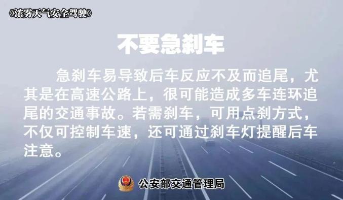 雾天行车注意事项_出行提示_吉林雾天安全行车