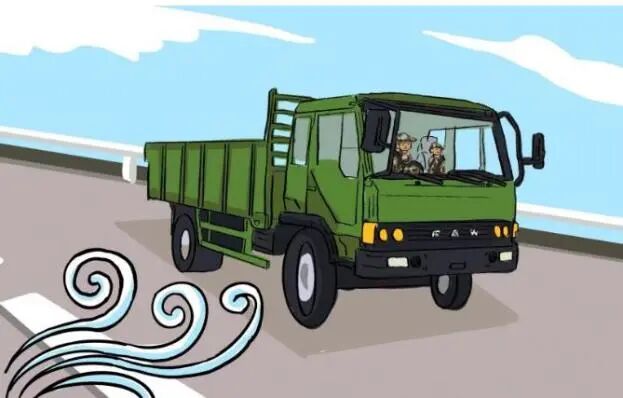 大风天气安全驾车_出行提示_紧闭车门防风沙