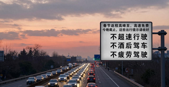 出行提示_返程高峰出行提示_春节返程高速免费结束