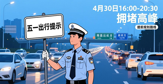 南昌五一假期交通路况_南昌五一交通出行提示_出行提示