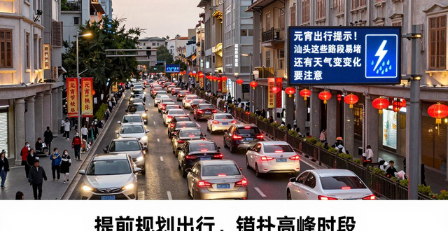 出行提示_汕头元宵节交通出行提示_易堵路段及绕行方案