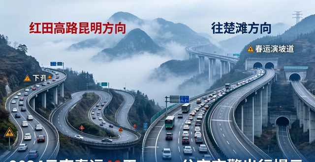 出行提示_云南春运高速公路事故多发路段_2024年春运交通流量预测
