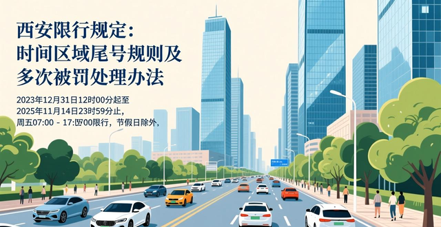 西安限行区域范围规定_西安限行车辆处罚标准_限行