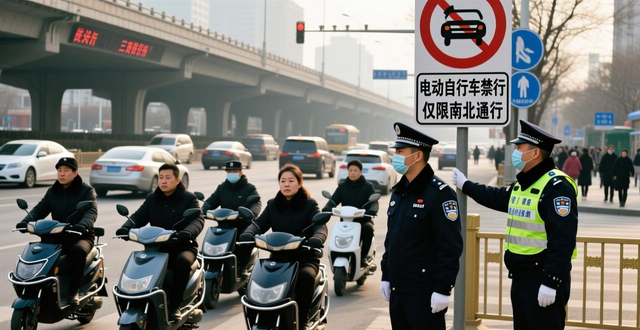 非机动车交通违法查处_禁行_骑行行为整治力度