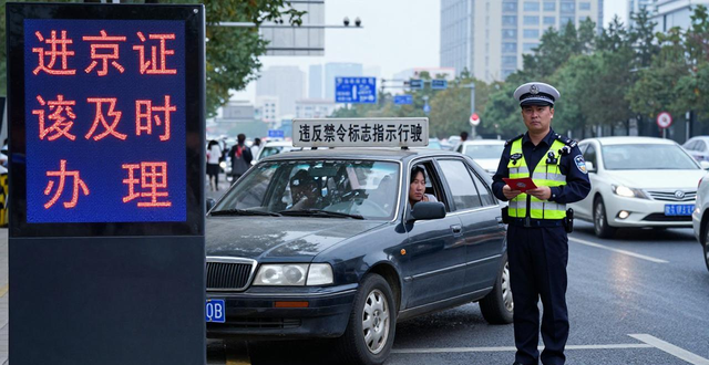 北京外埠车限行政策_限行_进京证办理流程
