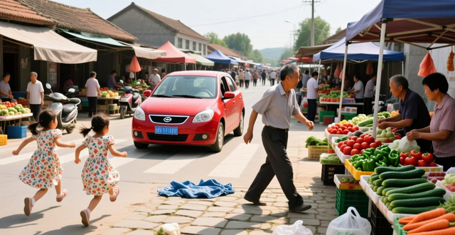 出行提示_春节交通安全风险点_乡村集市交通违法行为