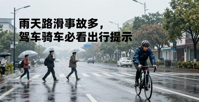 出行提示_雨天非机动车出行安全_雨天驾车安全提示