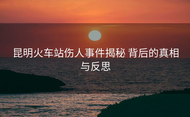 昆明火车站伤人事件揭秘 背后的真相与反思