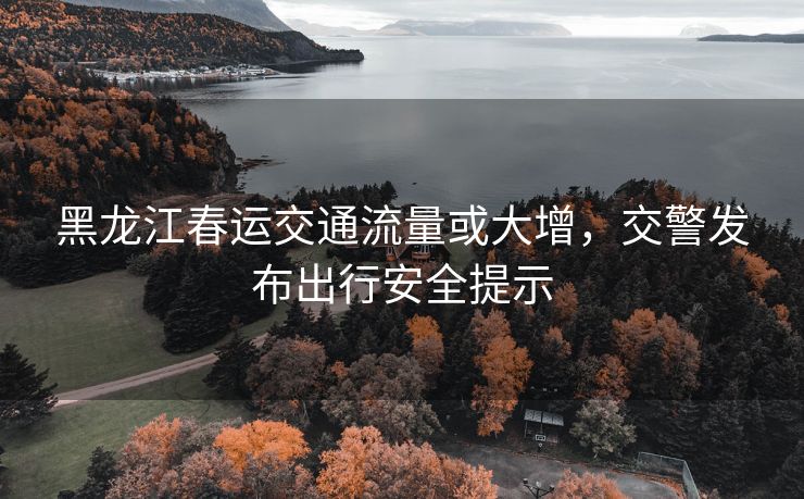 黑龙江春运交通流量或大增，交警发布出行安全提示